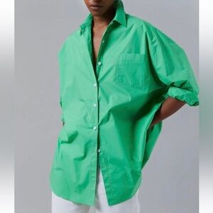 Frankie Shop Green Button Up M/L